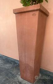 Vaso pilone artigianale in terracotta Impruneta