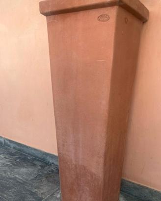 Vaso pilone artigianale in terracotta Impruneta