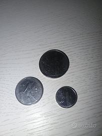 Lire 50 Lire 100 grande e piccola