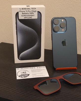 PROMO TOP!iPhone 15 Pro 256 🔋100 (permuto usato)