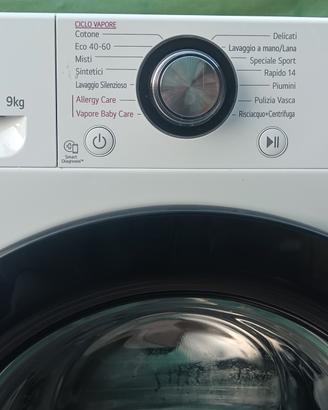 Lavatrice LG 9kg 1400 giri. 