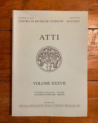 Libro Ricerche Storiche Rovigno