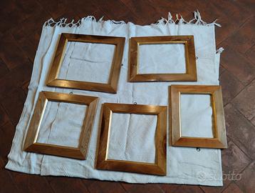 cornici legno ciliegio- noce