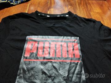 T-shirt Puma nera uomo Taglia M