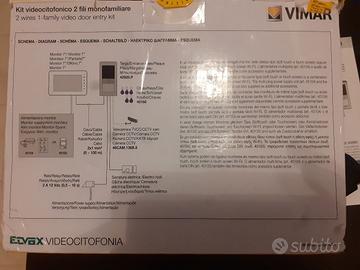 Videocitofono monofamiliare 2 fili VIMAR K42910