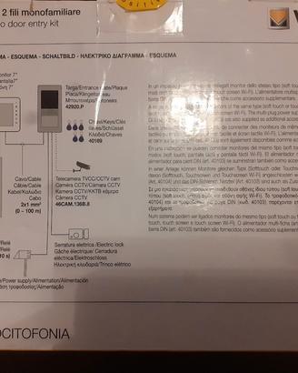 Videocitofono monofamiliare 2 fili VIMAR K42910
