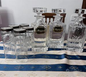 Decanter di cristallo Whisky Grappa Cognac