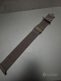 Loop in maglia milanese in titanio nero (49 mm)