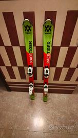 Sci Völkl Racetiger Junior 120cm + Attacchi Marker