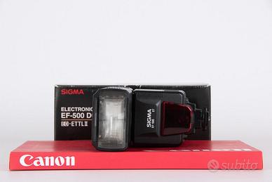 Flash Sigma EF-500 DG ST Canon USATO GARANTITO