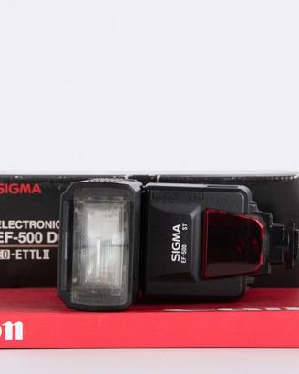 Flash Sigma EF-500 DG ST Canon USATO GARANTITO