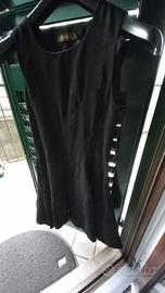 vestito nero, in cotone