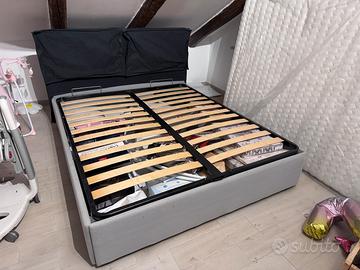 Letto matrimoniale a contenitore