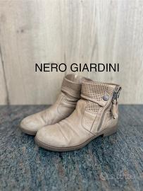 Nero Giardini stivaletti donna beige 37