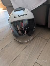casco Jet LS2 OF521 doppia visiera