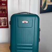 Trolley rigido della Jaguar verde
