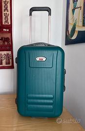 Trolley rigido della Jaguar verde