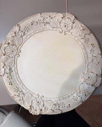 sottopiatti legno intarsiati bianco