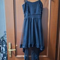 vestito lungo dietro e corto davanti 