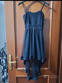 vestito lungo dietro e corto davanti 