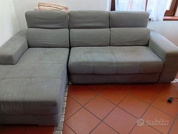 Divano letto 2 posti più penisola a dx