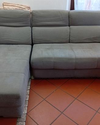 Divano letto 2 posti più penisola a dx