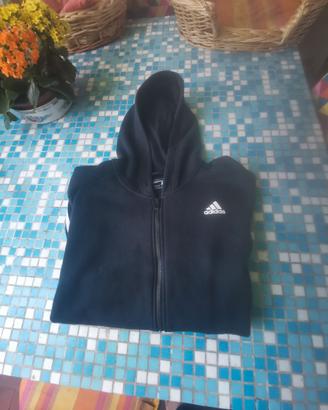 felpa Adidas con cappuccio  taglia xl