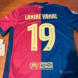 Maglia FC Barcelona home 2024/2025 Lamine Yamal 19