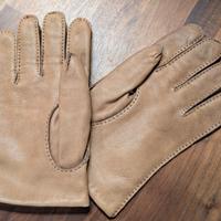 Guanti pelle Deerskin/cashmere made in UK