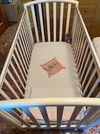 Lettino bambino Pali bianco