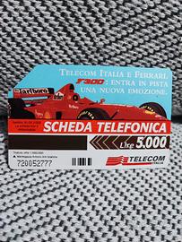 scheda Telefonica Telecom Ferrari 