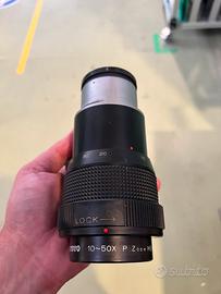 Obiettivo Mitutoyo PJ311 10×–50× – Made in Japan