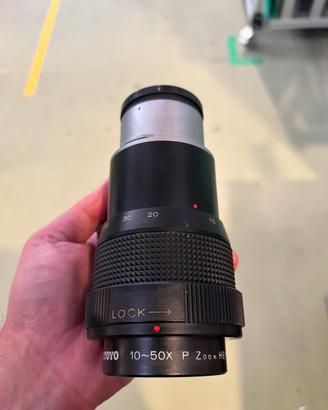 Obiettivo Mitutoyo PJ311 10×–50× – Made in Japan