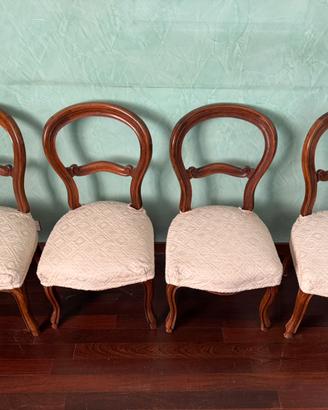 Sedie vintage vestite