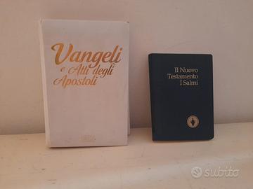 Nuovo testamento e salmi + vangeli e atti: 2 libre