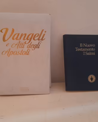 Nuovo testamento e salmi + vangeli e atti: 2 libre