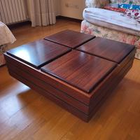 2 tavolini modernariato vintage Carlo Hauner 