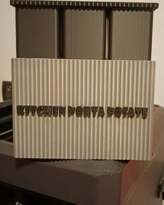 porta posate disegnato e stampato in 3d