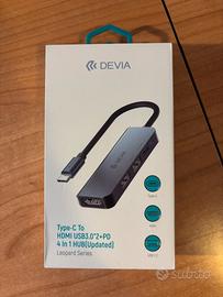 Adattatore Type-C to HDMI | Silver, 4 in 1