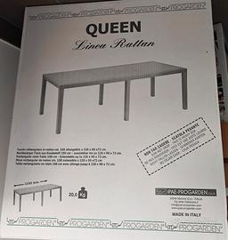 Tavolo esterno allungabile