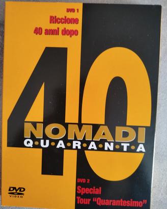 doppio DVD Nomadi 40 a Riccione 