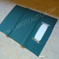 Capote pvc verde per Fiat 500 C Topolino d'epoca