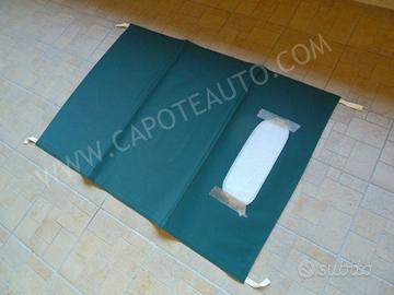 Capote pvc verde per Fiat 500 C Topolino d'epoca