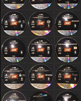 Lotto giochi PlayStation 1 PS1 edizione negozio