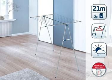 Stendibiancheria richiudibile da esterno 21 mt