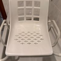 Sedia girevole per vasca