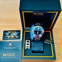 Mido Ocean Star 600 chronometer blu, Cosc, Fullset