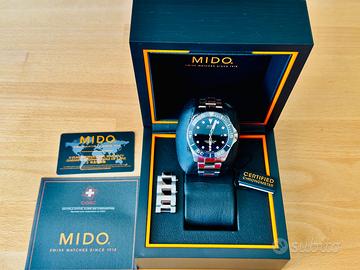 Mido Ocean Star 600 chronometer blu, Cosc, Fullset