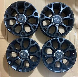 Cerchi in lega Fiat 500L trekking sport 17 nero