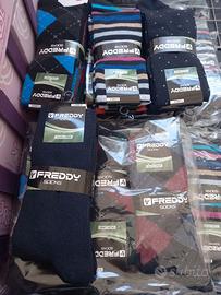 Calze uomo Freddy caldo cotone lunghe o corte